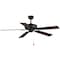 Maxim Lighting 52'' Super-Max Ceiling Fan - Black, Black 88935BK - alternate 1